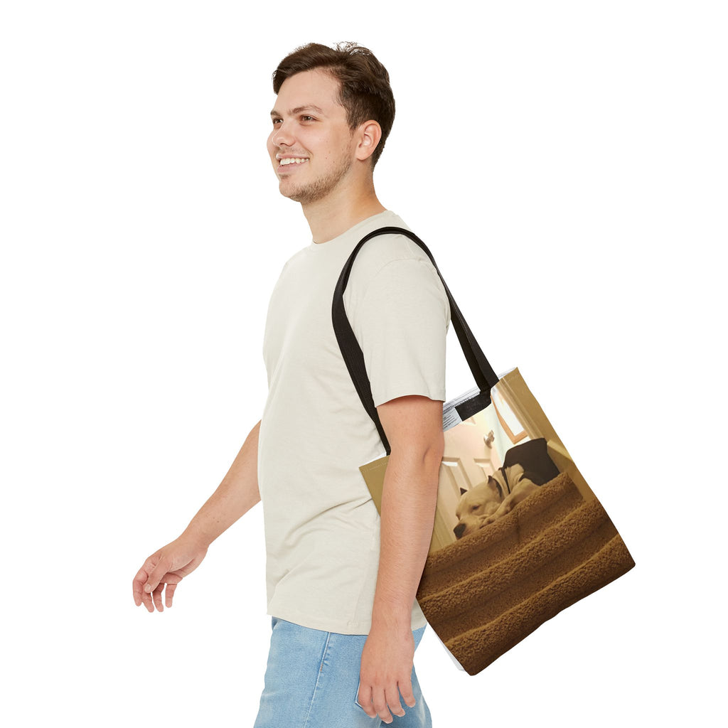 Personalized Pet Photo Tote Bag – Custom Dog or Cat Gift