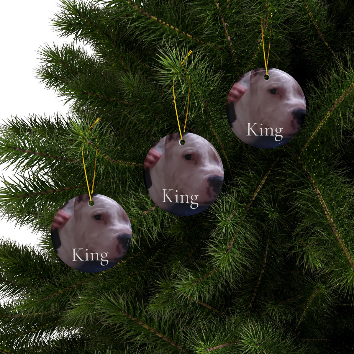 Personalized Pet Photo Ornament – Custom Dog or Cat Keepsake