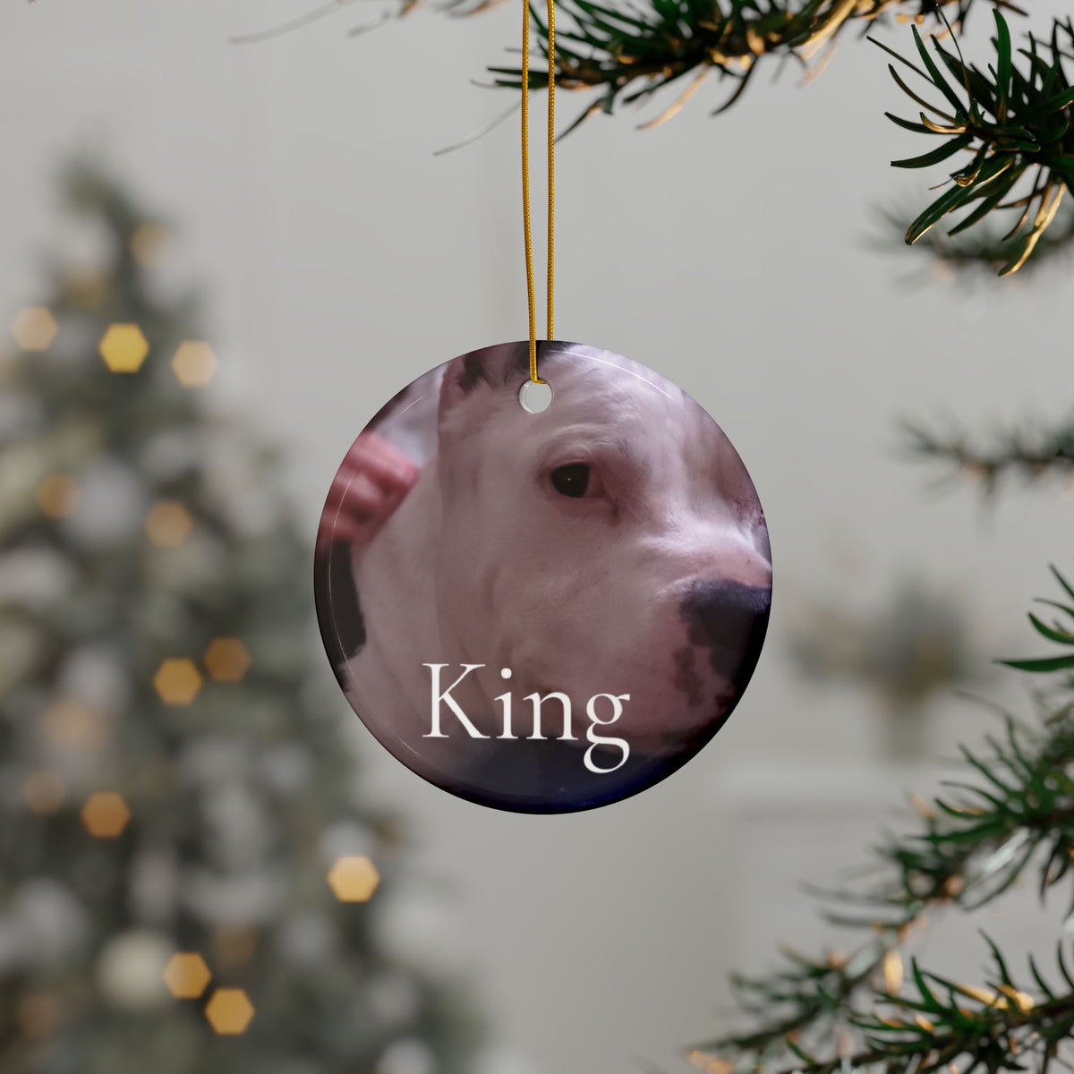 Personalized Pet Photo Ornament – Custom Dog or Cat Keepsake
