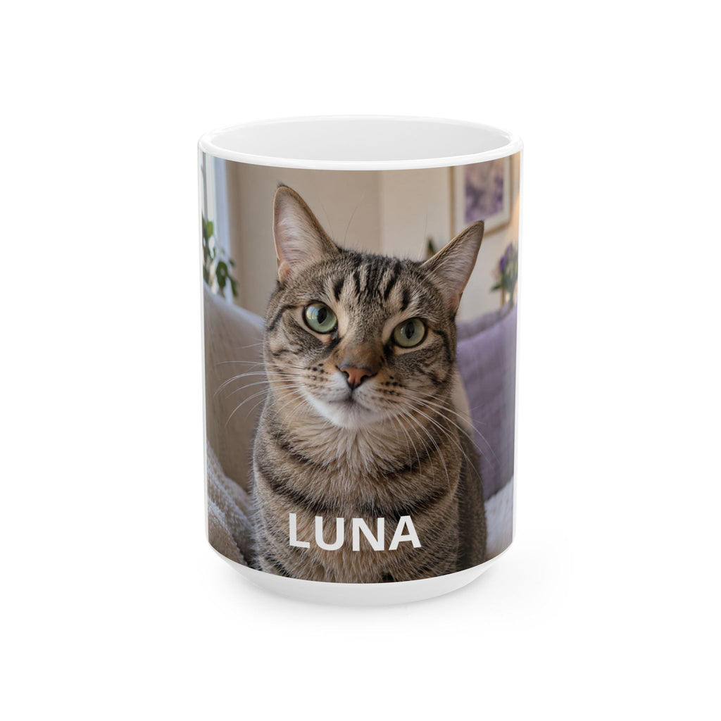 Personalized Pet Photo Mug – Custom Dog or Cat Keepsake