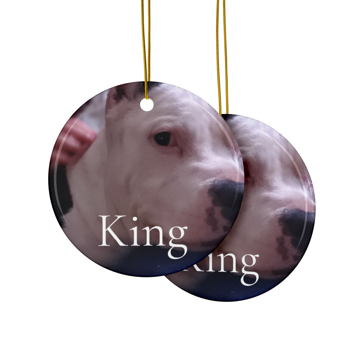 Personalized Pet Photo Ornament – Custom Dog or Cat Keepsake