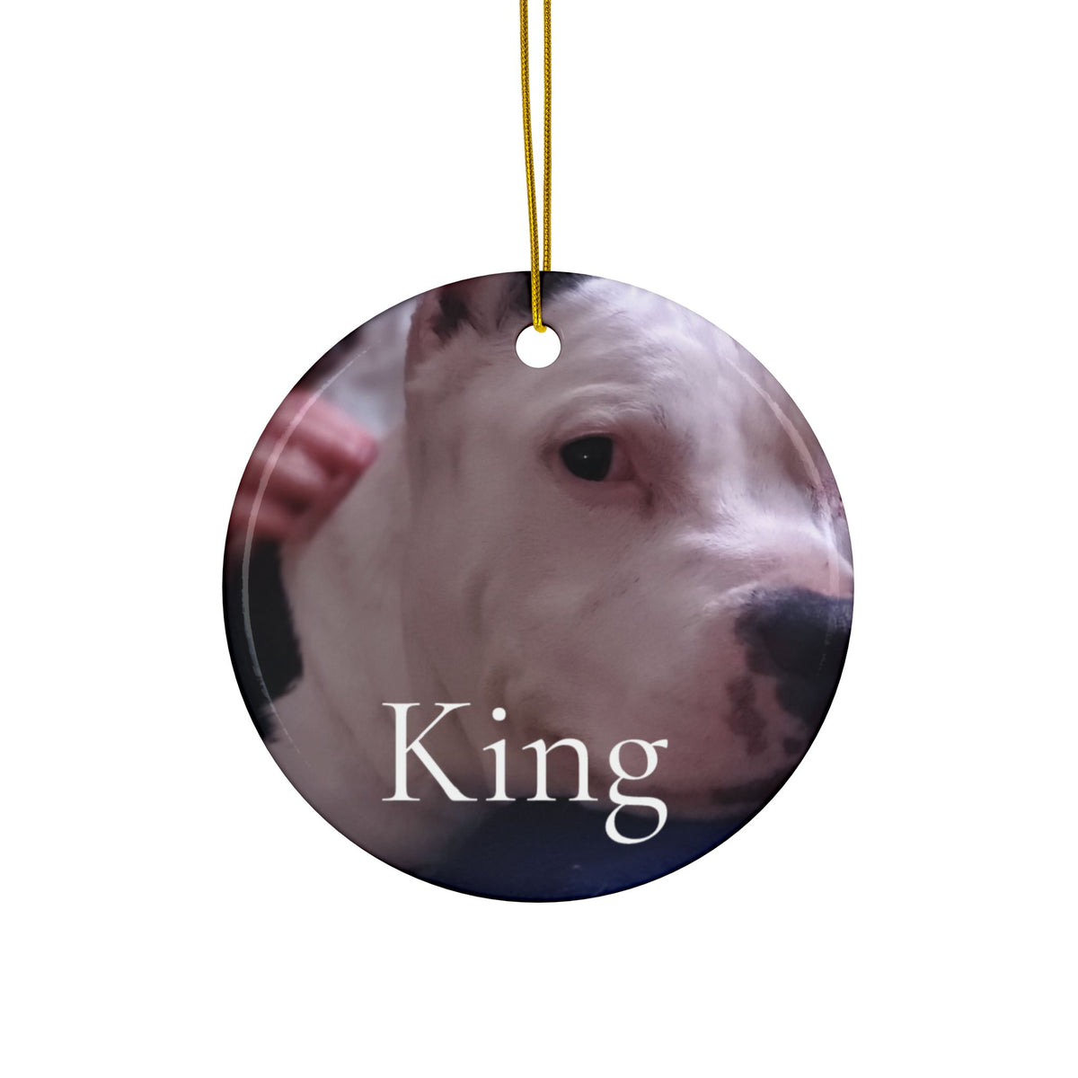 Personalized Pet Photo Ornament – Custom Dog or Cat Keepsake