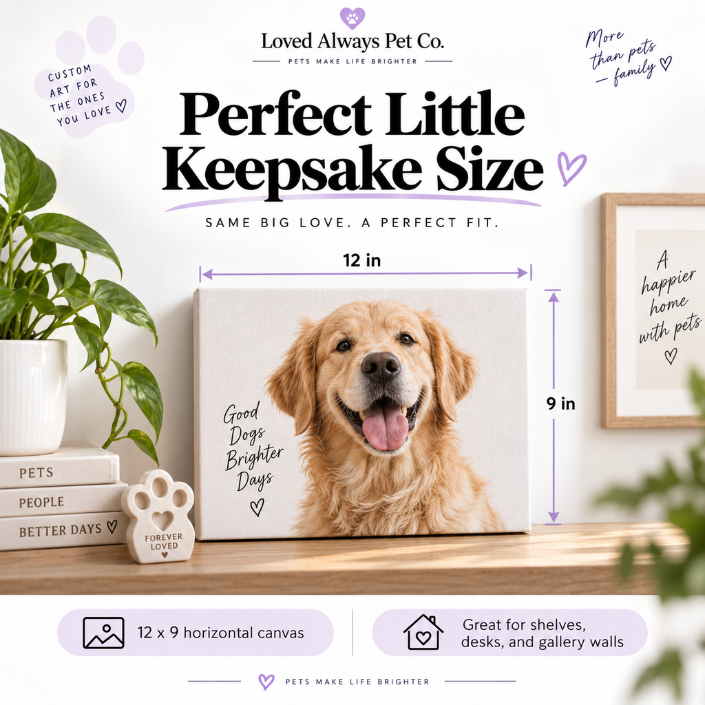 Personalized Pet Photo Canvas